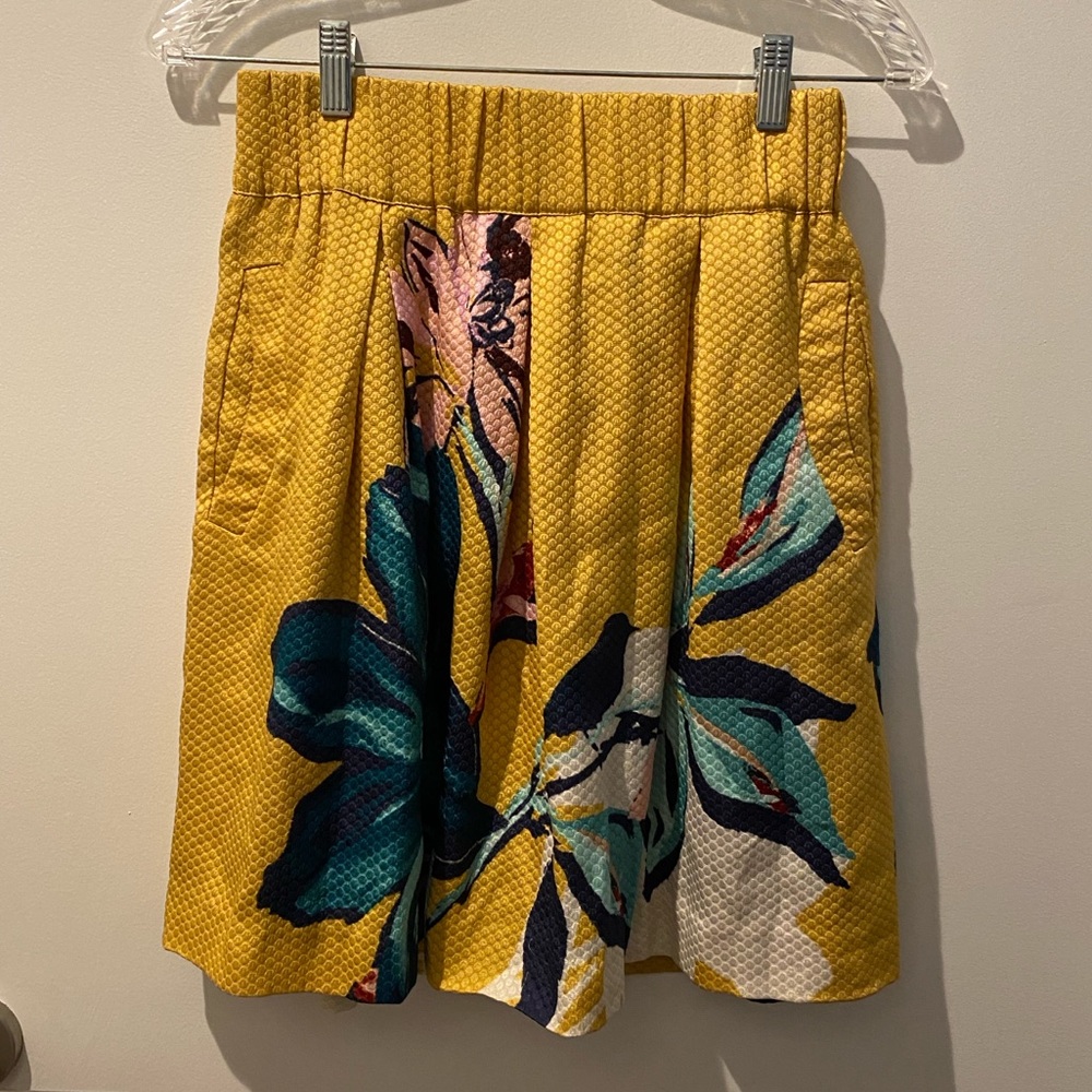Floral yellow skirt , Maeve